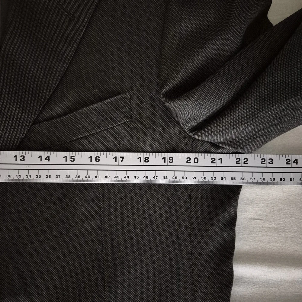Ermenegildo Zegna Taglio Esclusivo Blazer Mens 44L Wool Super 100s Olive Brown